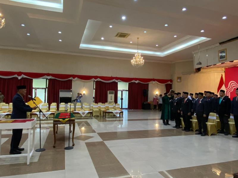 Pj Sekdaprov Lantik Kepala OPD Baru