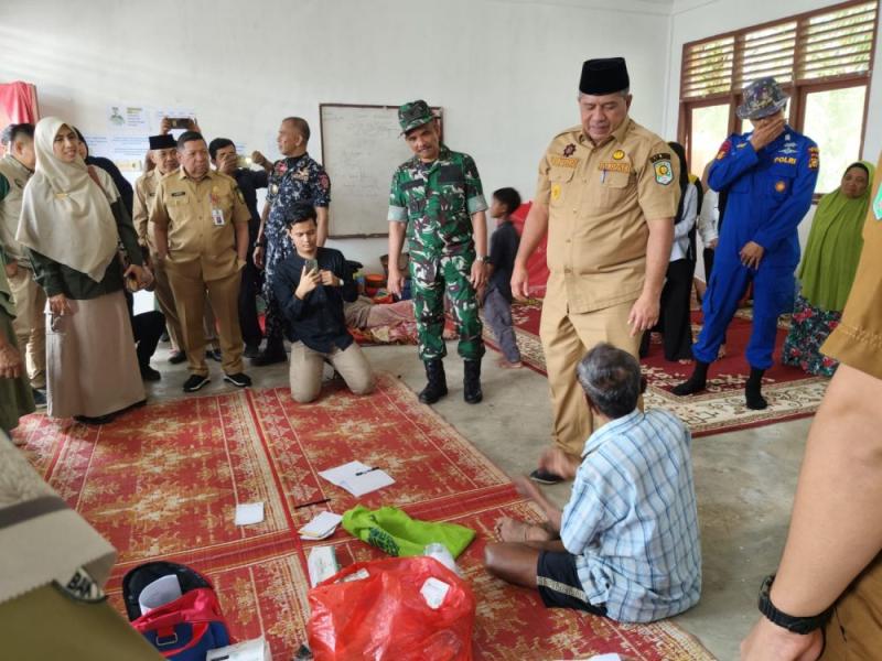 Pemprov Riau Gandeng TNI Bantu Korban Banjir