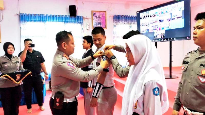 Ditlantas Polda Riau Bersama Instansi Terkait Edukasi Siswa SMA