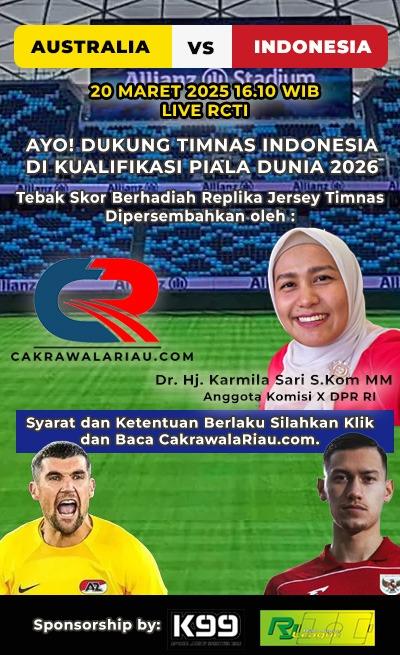 Yuk Dukung Timnas Indonesia, Ikuti Tebak Skor Berhadiah di CakrawalaRiau.com