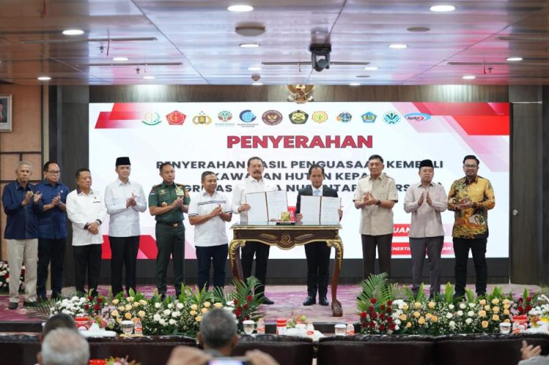 Gubri Apresiasi Satgas PKH Serahkan Penguasaan Lahan TNTN ke Negara