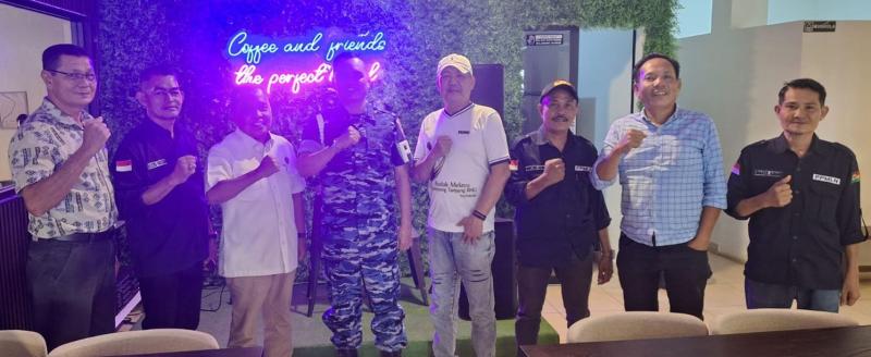 Pengurus Permaskab Meranti Silaturahmi dengan Dansatpom Lanud Rsn