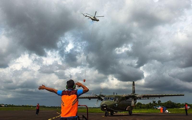 Operasi Modifikasi Cuaca Dimulai, Titik Api di Riau Berkurang