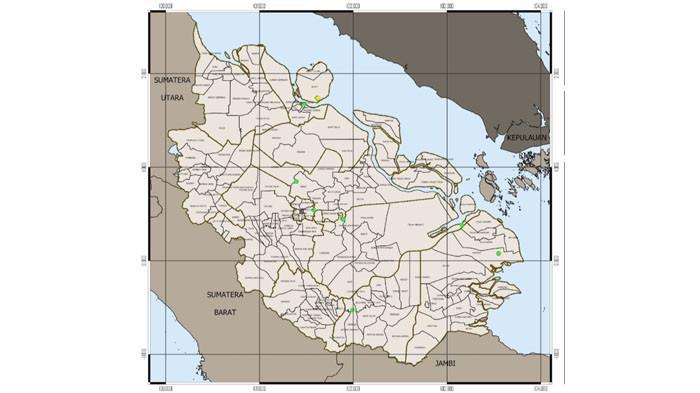 Hotspot di Riau 11 Agustus 2025 Terdeteksi 18 Titik, Sumatera Naik Jadi 253 Titik