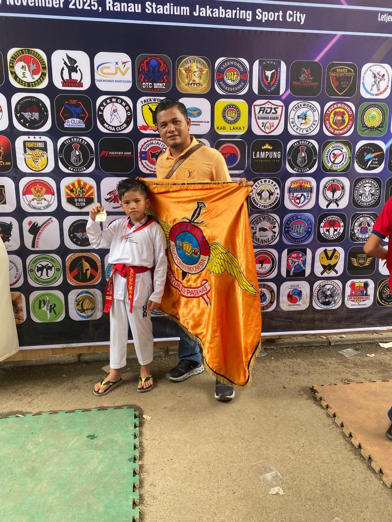 Atlet Muda Binaan Prajurit 462 Pasgat, Waldan Abdillah Rafif Raih Medali Emas di Ajang Internasional Palembang