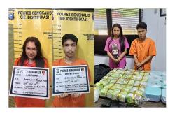 Coba Kelabui Petugas, Penyeludup Narkoba Bawa Keluarga