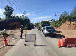 Meningkat Jumlah Kendaraan di Jalan Lintas Tanjung Alai
