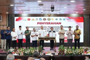 Gubri Apresiasi Satgas PKH Serahkan Penguasaan Lahan TNTN ke Negara