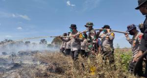 Personel Brimob Polda Riau Gugur Usai Tiga Pekan Berjibaku Padamkan Karhutla di Rohil